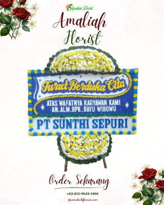 Papan Bunga Duka di Susukan